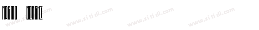 Ademo Black字体转换 Ademo Black字体转换